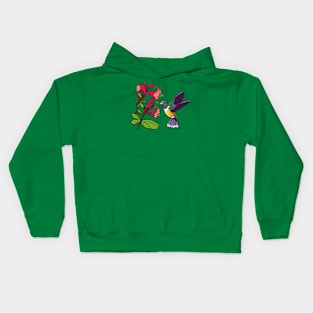 humming bird Kids Hoodie